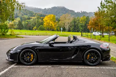 Porsche 718 Boxster Spyder 3.8 — Roadster sportif 375 ch, kilométrage exceptionnel — détail