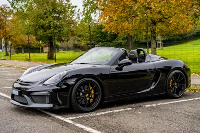 Porsche 718 Boxster Spyder 3.8 — Roadster sportif 375 ch, kilométrage exceptionnel — Miniature 7