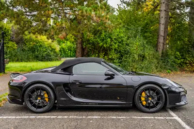 Porsche 718 Boxster Spyder 3.8 — Roadster sportif 375 ch, kilométrage exceptionnel — Miniature 9