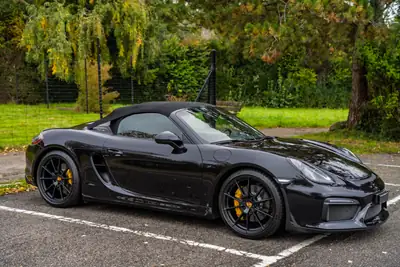 Porsche 718 Boxster Spyder 3.8 — Roadster sportif 375 ch, kilométrage exceptionnel — Miniature 8