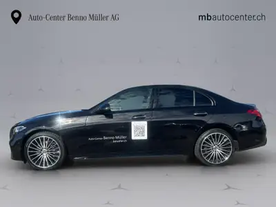 Mercedes-Benz C 300 AMG Line 4matic — Berline sportive hybride 281 ch, faible kilométrage — côté