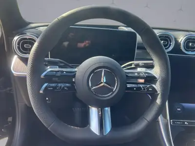 Mercedes-Benz C 300 AMG Line 4matic — Berline sportive hybride 281 ch, faible kilométrage — Miniature 11