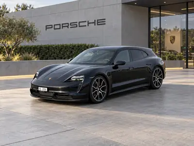Porsche Taycan Sport Turismo 2024 — Berline électrique premium, 48 900 km seulement — vista esterna