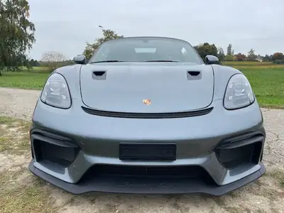 Porsche 718 Spyder RS — Roadster pur-sang 500 ch, quasi neuf avec garantie — rear view