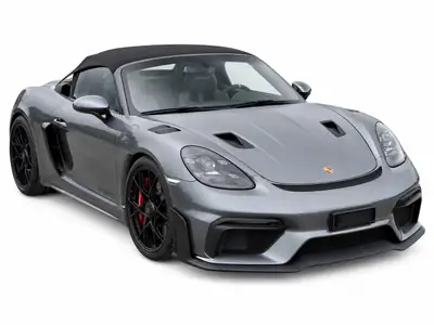 Porsche 718 Spyder RS — Roadster pur-sang 500 ch, quasi neuf avec garantie — exterior view