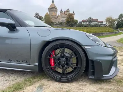 Porsche 718 Spyder RS — Roadster pur-sang 500 ch, quasi neuf avec garantie — Thumbnail 7