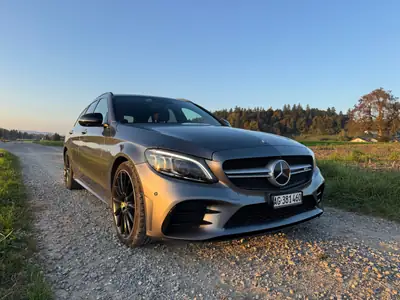 Mercedes-Benz C 43 AMG 4Matic — Break sportif 390 ch, finition carbone premium — vue extérieure