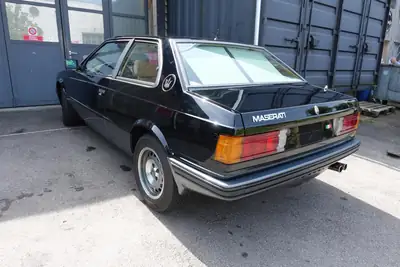 Maserati Biturbo SI 2.5 Black — Coupé sportif des années 80, véhicule de collection avec FIVA ID Card — intérieur