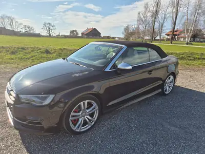 Audi S3 Cabrio 2.0 TFSI — Cabriolet sportif 301 ch, sans accident, équipement complet — vue extérieure
