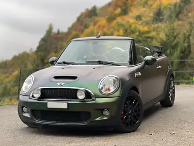 MINI Cooper John Cooper Works Cabriolet — Cabriolet sportif 211 ch, sans accident — vue extérieure