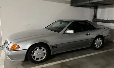 Mercedes-Benz SL 500 — Cabriolet légendaire 1992, 326 ch, statut vétéran — side view