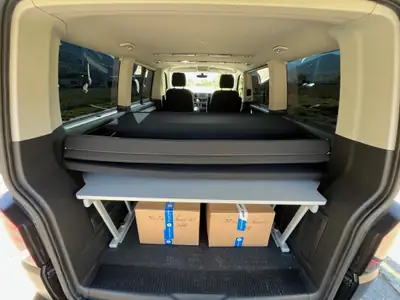 VW T6 Multivan Freestyle — Monospace 7 places diesel, motorisé ABT 180ch — Miniature 7