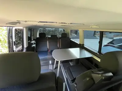 VW T6 Multivan Freestyle — Monospace 7 places diesel, motorisé ABT 180ch — Miniature 10