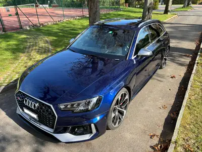Audi RS4 Avant 2.9 TFSI quattro — Break sportif 450 ch, entretien AMAG garanti 10 ans — côté