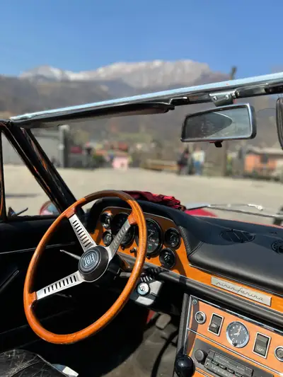 FIAT Dino Spider 1968 — Chef-d'œuvre cabriolet vintage, seulement 7000 km — Miniatur 10