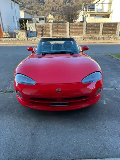 Chrysler Viper RT/10 1994 — Légendaire cabriolet américain, moteur 8.0L atmosphérique — Miniatur 8