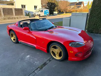 Chrysler Viper RT/10 1994 — Légendaire cabriolet américain, moteur 8.0L atmosphérique — Miniatur 7