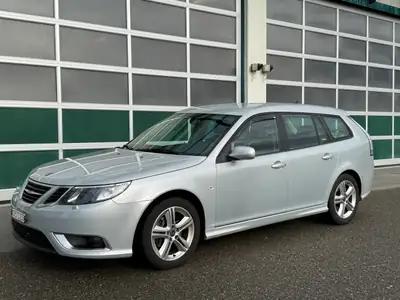 SAAB 9-3 Aero XWD 2.8 V6 — Break sportif 280 ch, traction intégrale, sans accident — fianco
