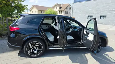 Mercedes-Benz GLC 220 d 4Matic — SUV premium diesel hybride, 87 500 km, garantie complète — fianco