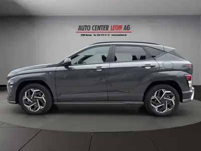 Hyundai Kona 1.6 GDi HEV N Line — SUV hybride compact, neuf avec garantie constructeur — rear view