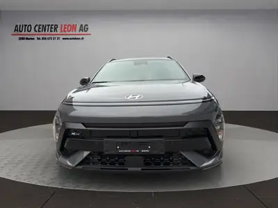 Hyundai Kona 1.6 GDi HEV N Line — SUV hybride compact, neuf avec garantie constructeur — exterior view
