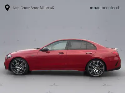 Mercedes-AMG C 43 — Performance hybride et luxe sportif en 4 cylindres turbo — côté