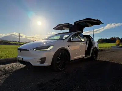 Tesla Model X Ludicrous Performance 2020 — SUV électrique haute performance, 814 ch — vue extérieure