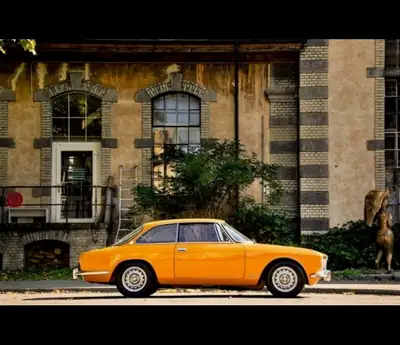 Alfa Romeo GT 1600 Jun 1973 — Coupé sportif vintage, seulement 2500 km — Außenansicht