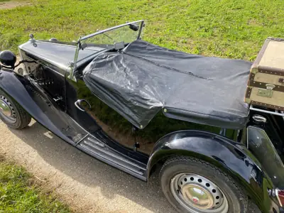 MG TD 1952 — Cabriolet British Légendaire, Très Faible Kilométrage — Miniatur 10