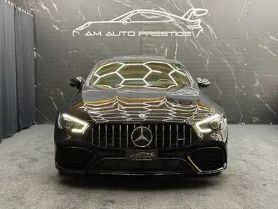 Mercedes-AMG GT 4 63 S 4Matic+ — Coupé sport 639 ch, toit ouvrant panoramique — côté