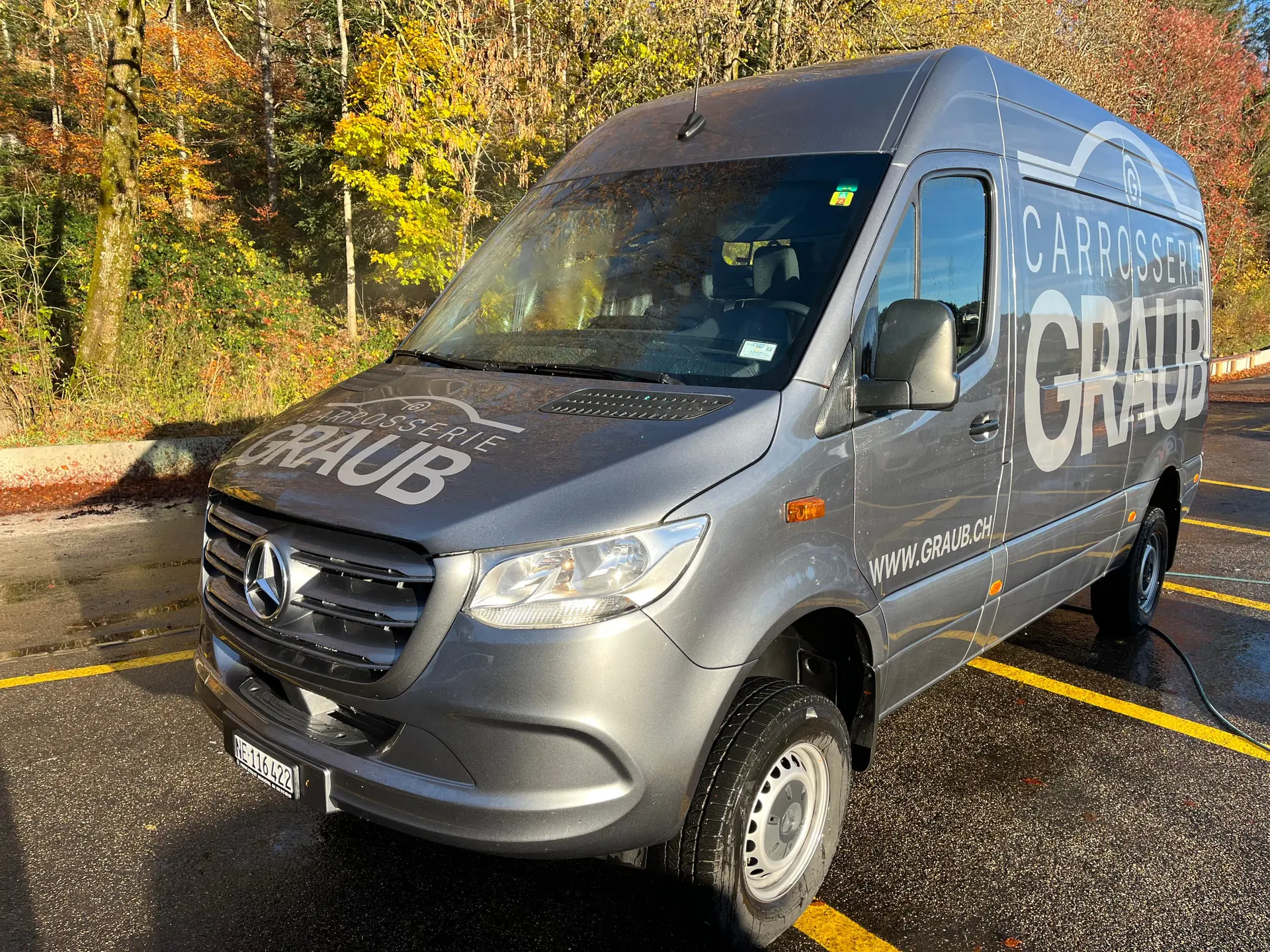 Mercedes-Benz Sprinter 319 CDI 4x4 — Utilitaire premium tous terrains, 13'155 km seulement — Außenansicht