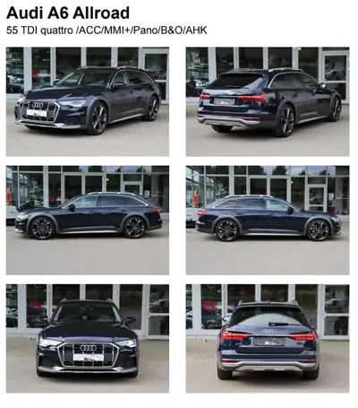 Audi A6 Allroad 55 TDI Quattro — Break premium 4x4, diesel performant et économe — vista posteriore
