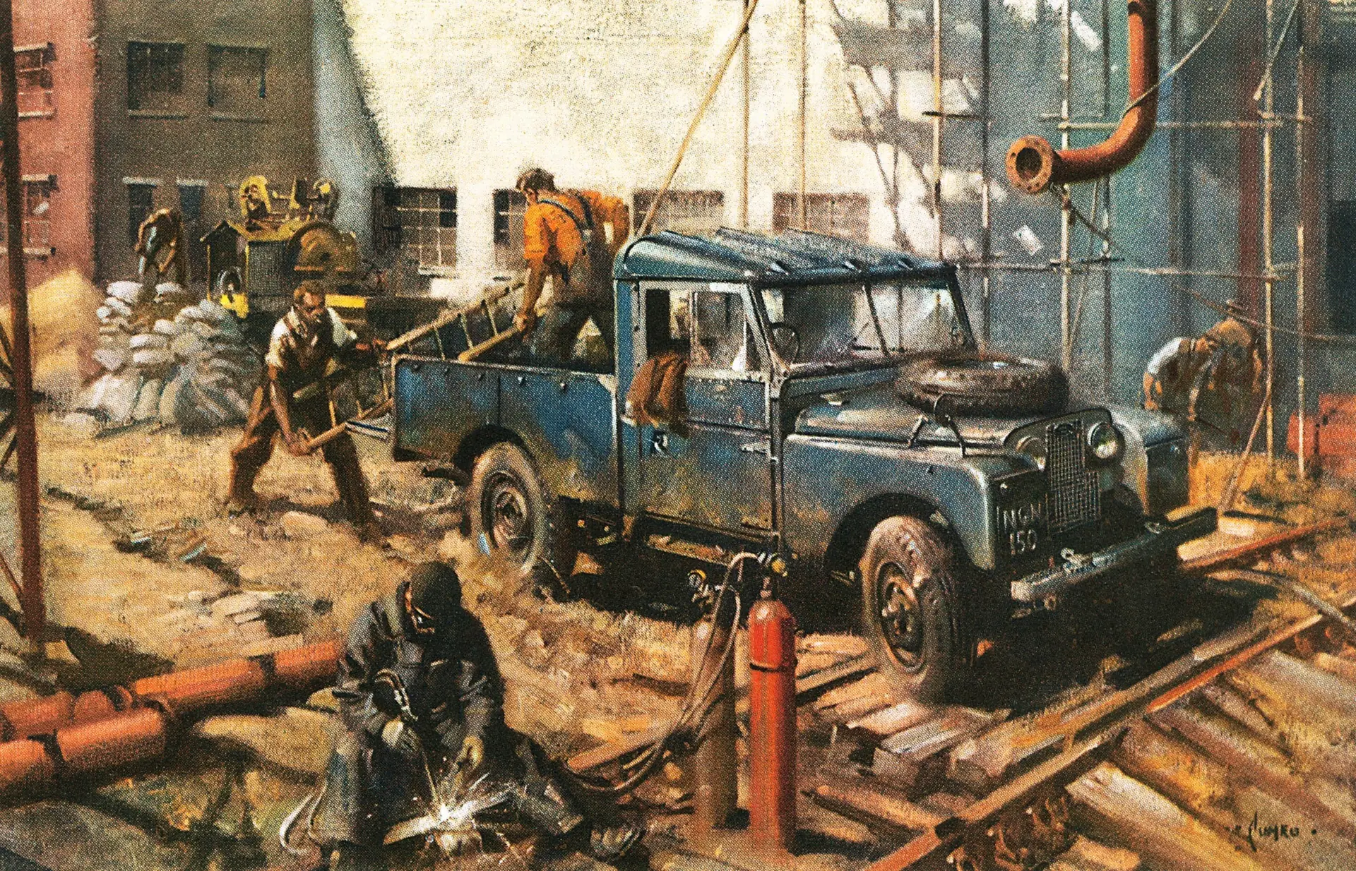 Land Rover 88 110 1966 occasion Genève — 5
