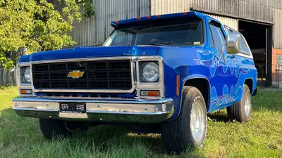 Chevrolet Blazer 4x2 1980 — SUV légendaire, moteur V8 performant, 183'000 km — côté