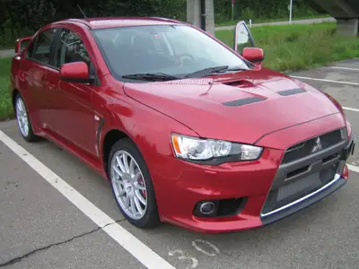 Mitsubishi Lancer Evo X GSR TC-SST — Légende sportive, 36'000 km, son Rockford Fosgate — détail