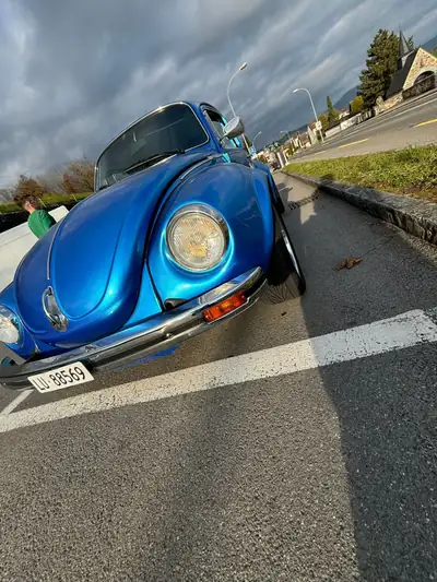 VW Käfer 1973 — Légende automobile restylisée, 130 PS et moteur 1915cc suralimenté — fianco