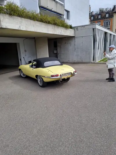 Jaguar E 1,5 Cabriolet 1968 — Légende britannique restaurée, moteur révisé — vista posteriore