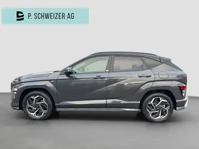 Hyundai Kona 1.6 GDi HEV N Line — Hybride essence, 10 km seulement — côté