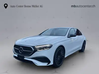 Mercedes-Benz E 220 d AMG Line 4matic — Berline premium, moteur diesel hybride et 4WD — vue extérieure