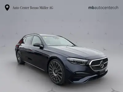 Mercedes-Benz E 220 d AMG Line 4matic Kombi — Break premium diesel, 13'000 km seulement — Miniature 7
