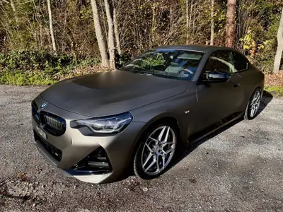 BMW M240i xDrive Coupé 2025 — 430 ch, design noir métallisé, kilométrage exceptionnel — Miniatura 7