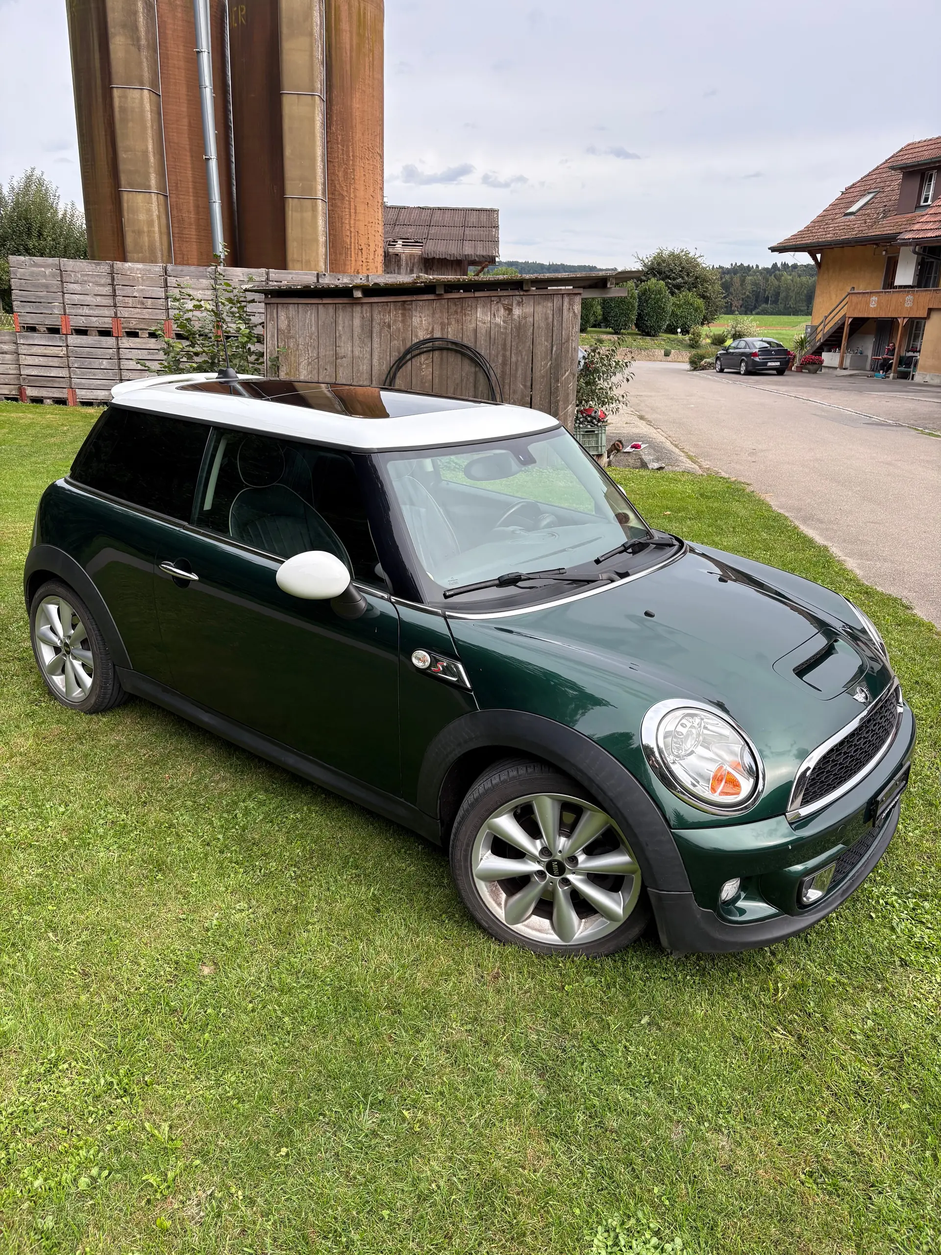 MINI Cooper S Turbo British Racing Green — Sportive compacte authentique, 175 ch, toit panoramique — vista esterna