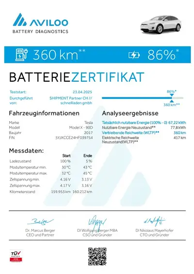 Tesla Model X 90 D — SUV électrique premium, Supercharging à vie inclus — Miniatura 13