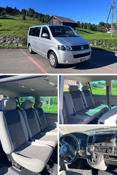 VW T5 Caravelle 2013 — Minibus 9 places, diesel automatique, kilométrage modéré — dettaglio