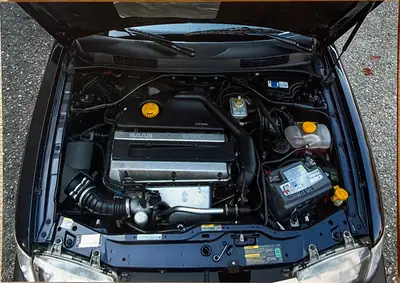 Saab 9-3 Aero Cabriolet 2.0 Turbo — Roadster suédois rare, 29.000 km seulement — cruscotto