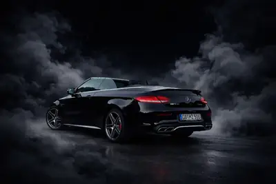 Mercedes-Benz C 63 S Cabriolet AMG — Roadster haute performance 510 ch, sans accident — Seitenansicht
