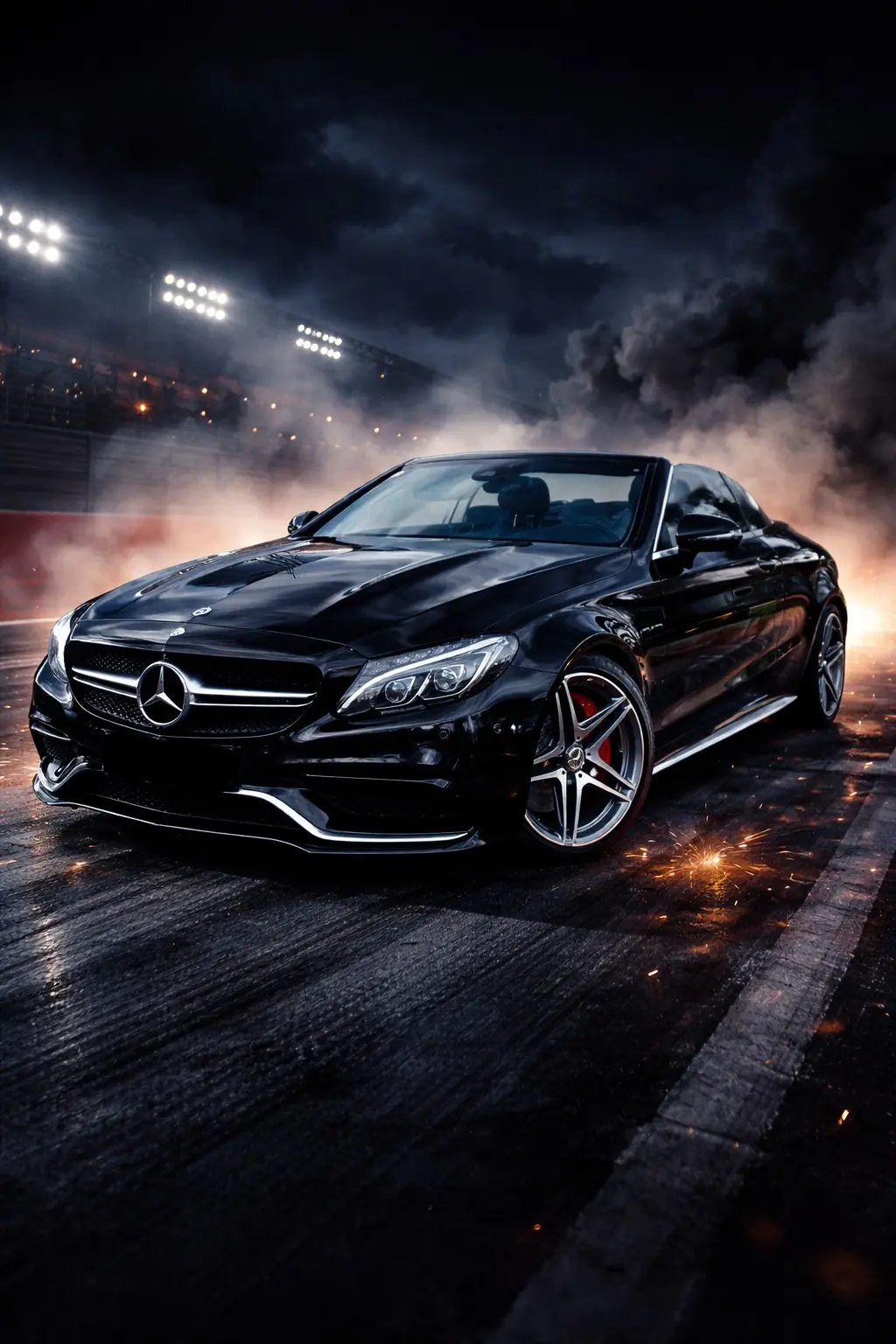 Mercedes-Benz C 63 S Cabriolet AMG — Roadster haute performance 510 ch, sans accident — Außenansicht