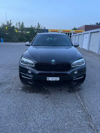 BMW X6 M50d Steptronic — SUV coupé diesel 381 ch, historique sans sinistre — Seitenansicht