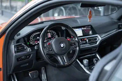 BMW M4 Coupé Competition — 510 ch, Orange métallisé, garantie 12 mois — Thumbnail 21