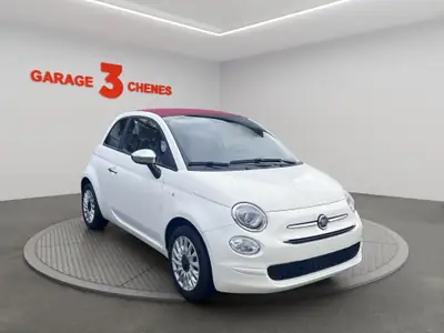 Fiat 500C 1.0 MildHybrid Lounge — Cabriolet urbain, technologie hybride douce, 100 km seulement — vue extérieure